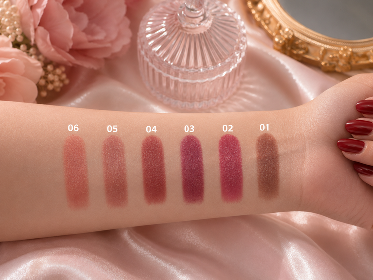 خط لب و رژ لب دوطرفه HUES QUEEN
